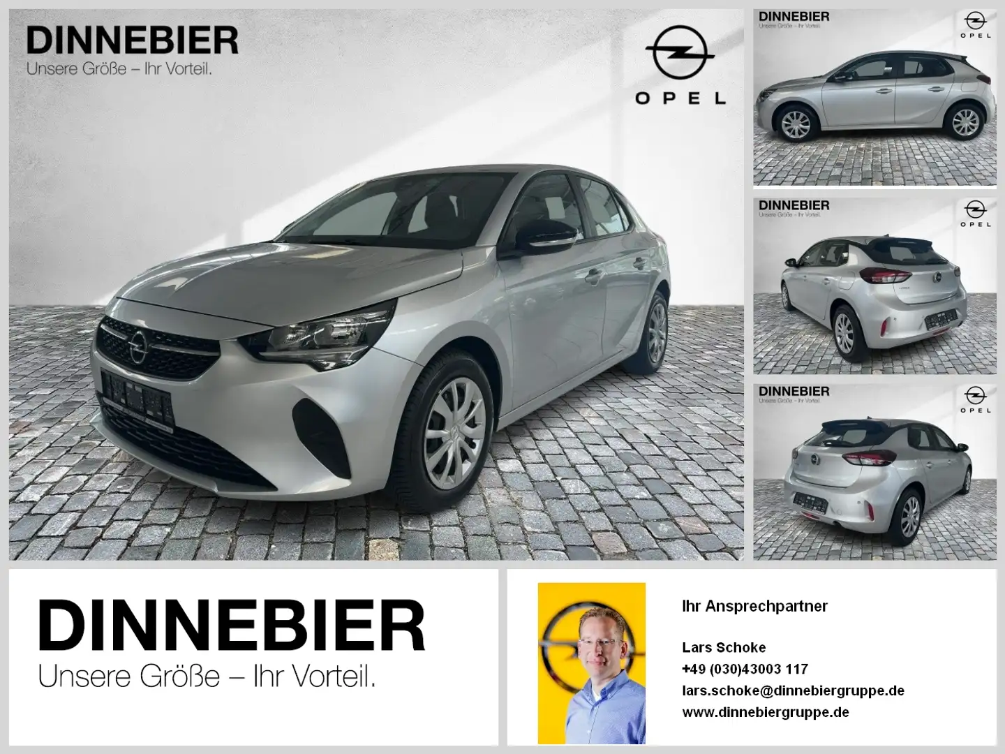 Opel Corsa Edition 1.2. 55 kW *Navi*RFK*SHZ* CAM NAVI Plateado - 1