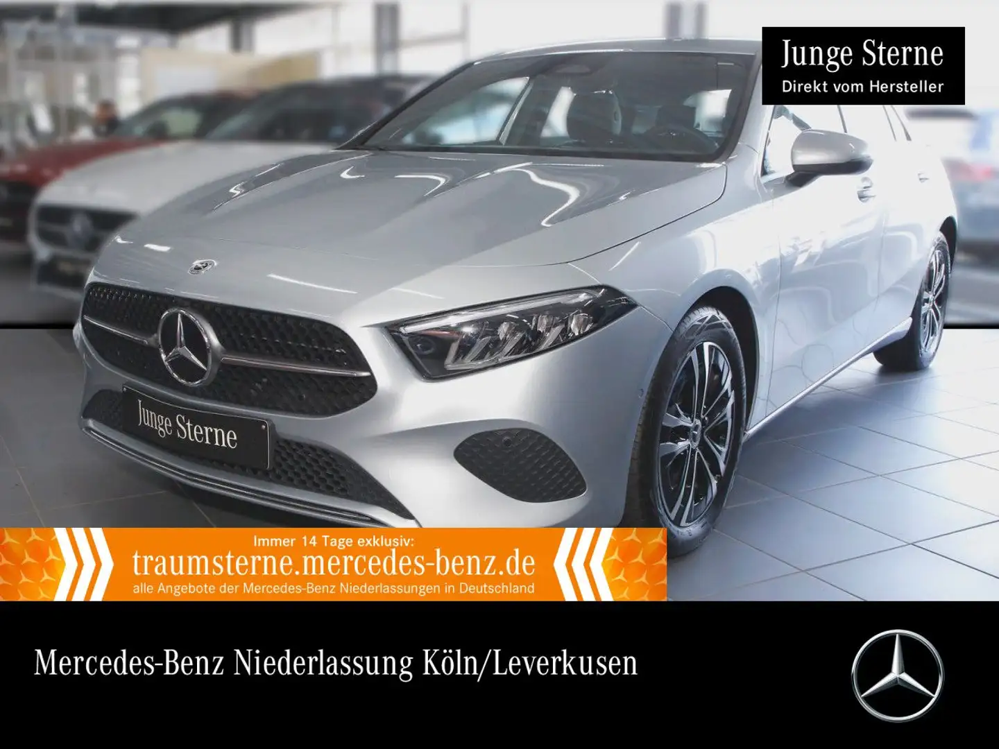 Mercedes-Benz A 180 d PROGRESSIVE+AHK+LED+KAMERA+8G Silber - 1