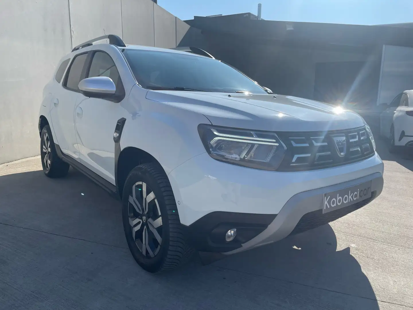 Dacia Duster 1.5 Blue dCi 4WD Prestige/Camera/Gps/Angle mort Wit - 1