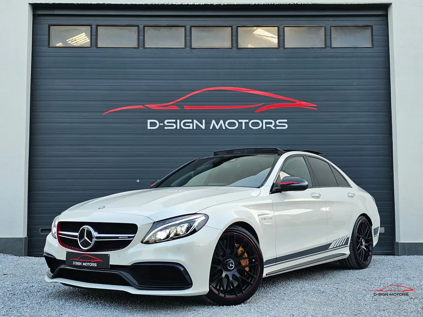Mercedes-Benz C 63 AMG S V8 (510ch) EDITION 1 2015 70.000km FULL OPTIONS Wit - 1