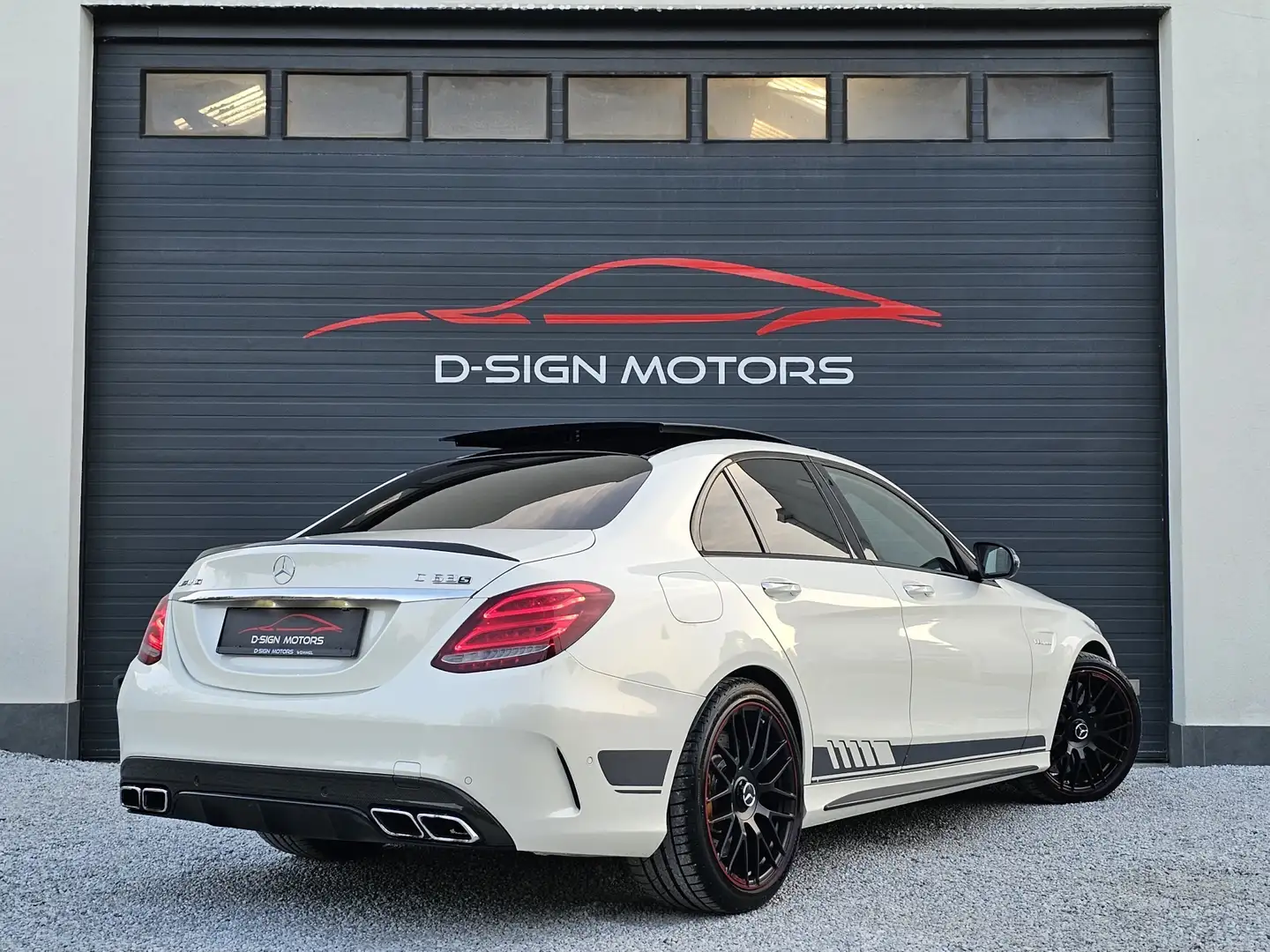 Mercedes-Benz C 63 AMG S V8 (510ch) EDITION 1 2015 70.000km FULL OPTIONS Wit - 2