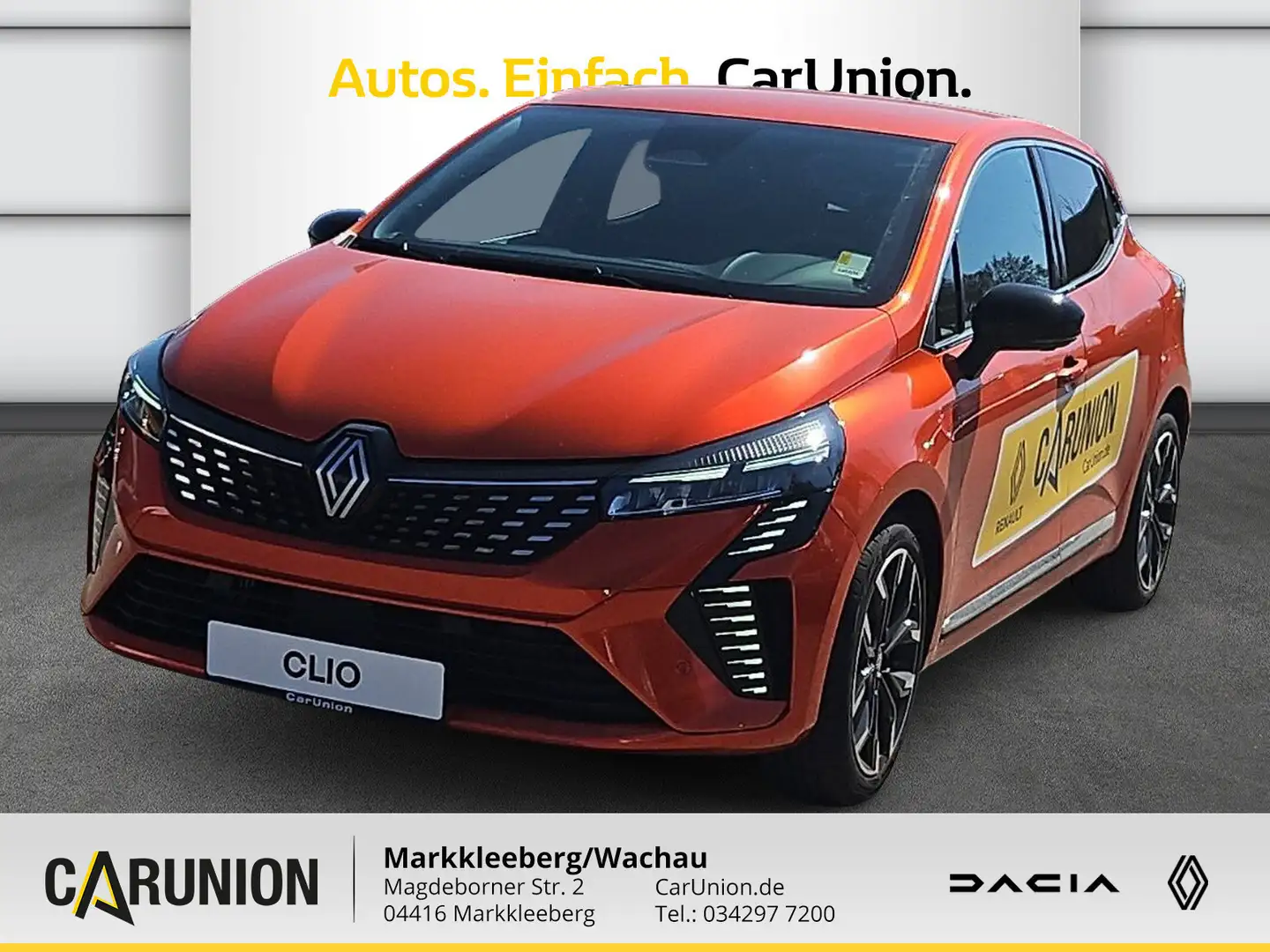 Renault Clio Techno TCe 90 Orange - 1