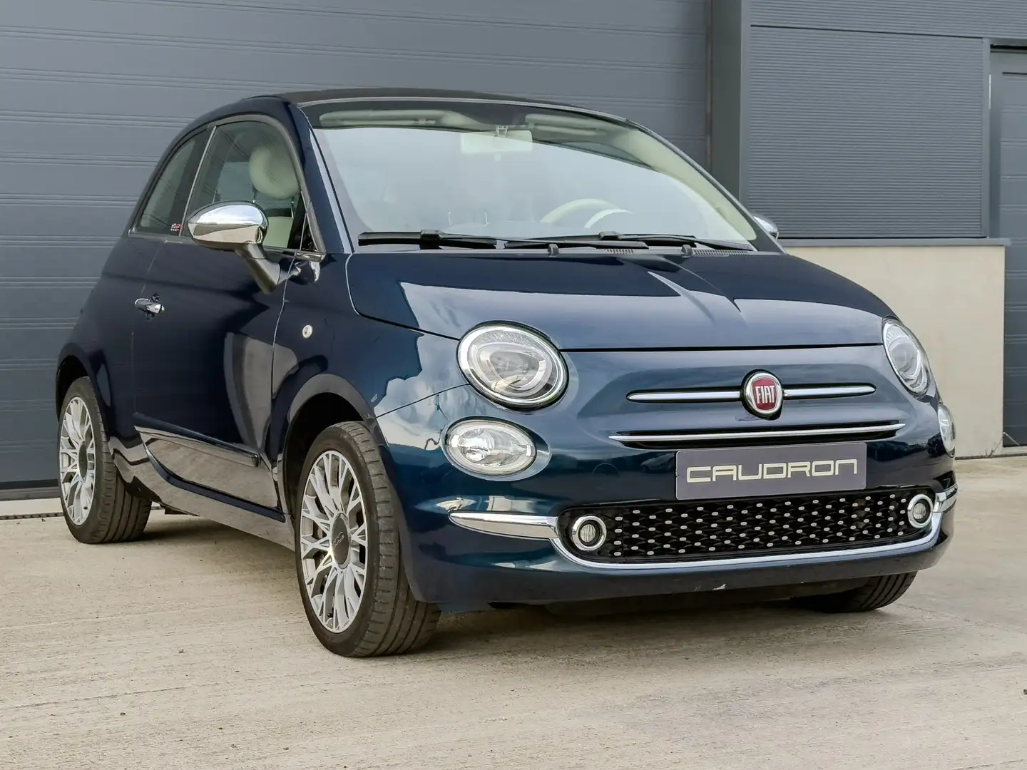 Fiat 500C 1.2 Cabrio // Carplay // 39.400 km // Alu velgen// Blau - 1