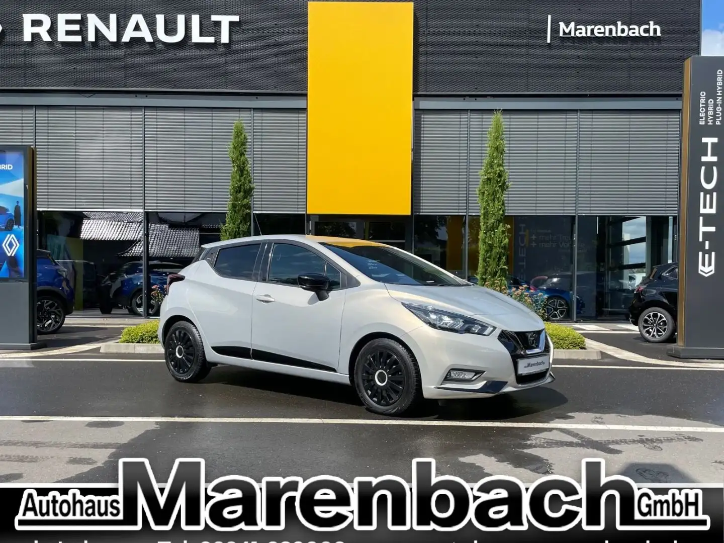 Nissan Micra N-Sport + Kamera + Klimaautomatik Silber - 1