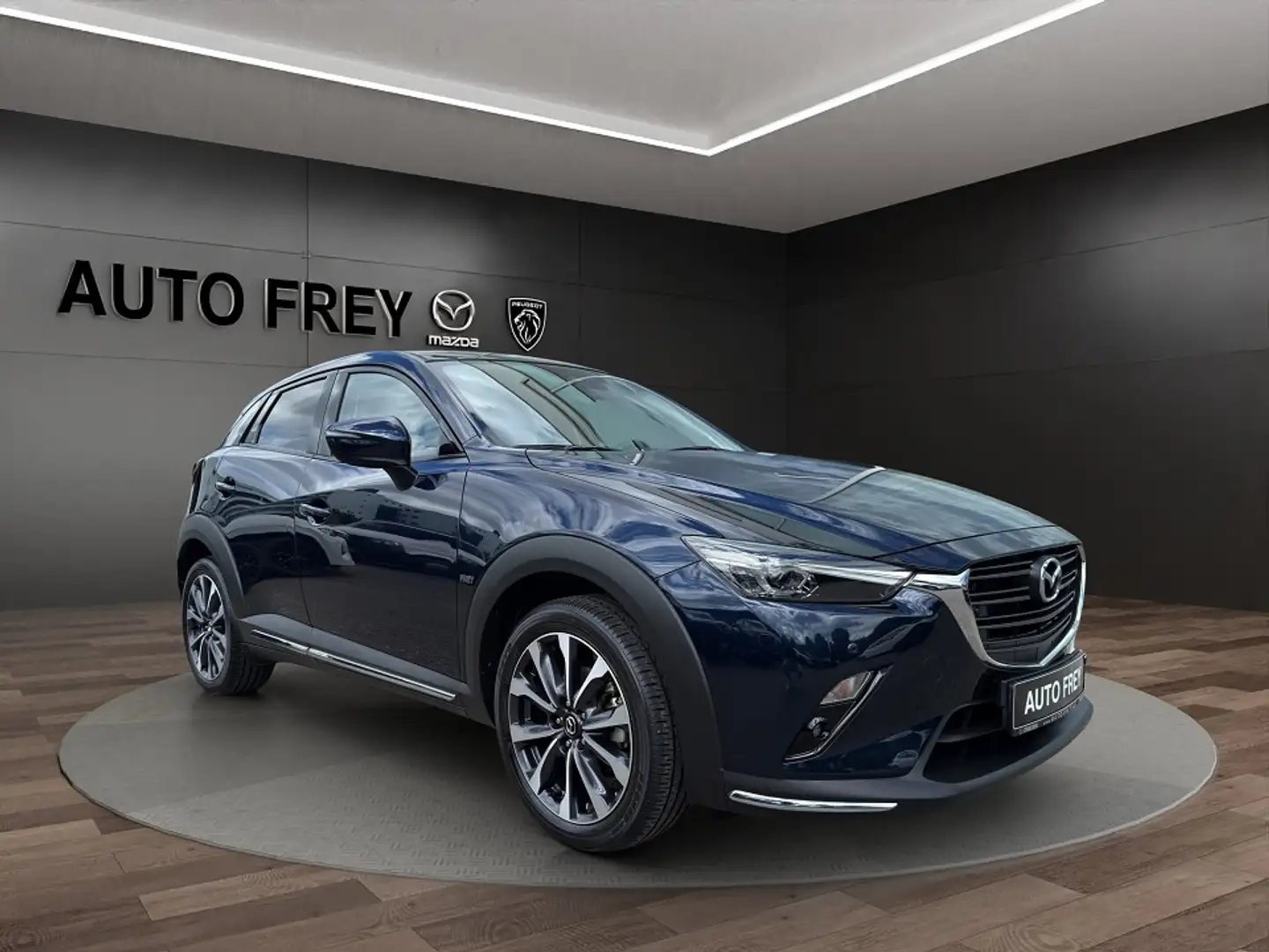 Mazda CX-3 121PS Sports-Line ACAA+KAMERA+KLIMA+NAVI+SITZHEIZU Bleu - 1