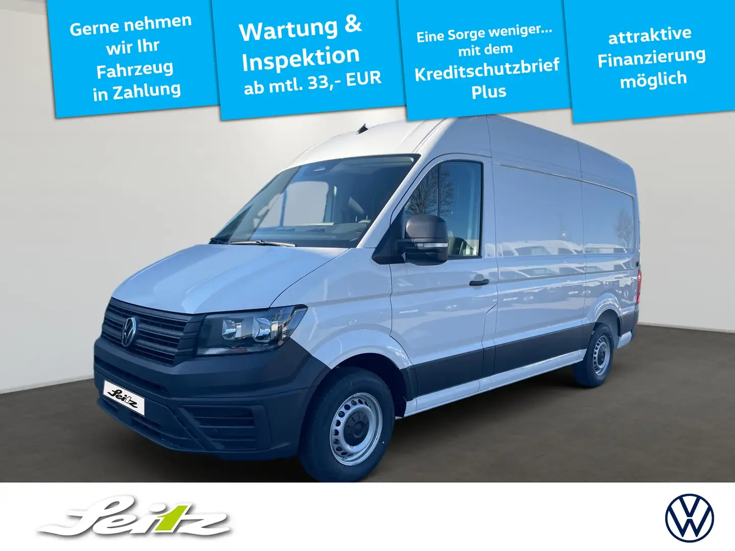 Volkswagen Crafter Kasten 2.0 TDI MR *NAVI*KAMERA*SITZH* Bianco - 1