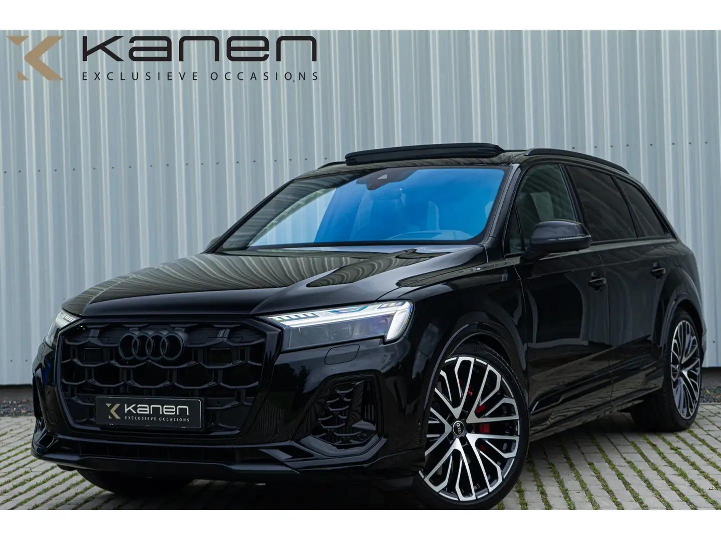 Audi Q7 60 TFSI e Facelift S-line 490PK S stoelen Panodak Negro - 1