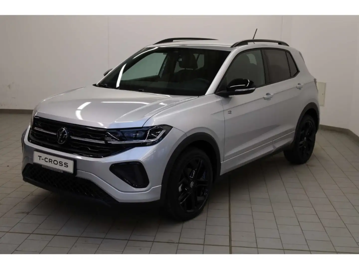 Volkswagen T-Cross 1.0 TSI OPF R-Line Black Style Srebrny - 2