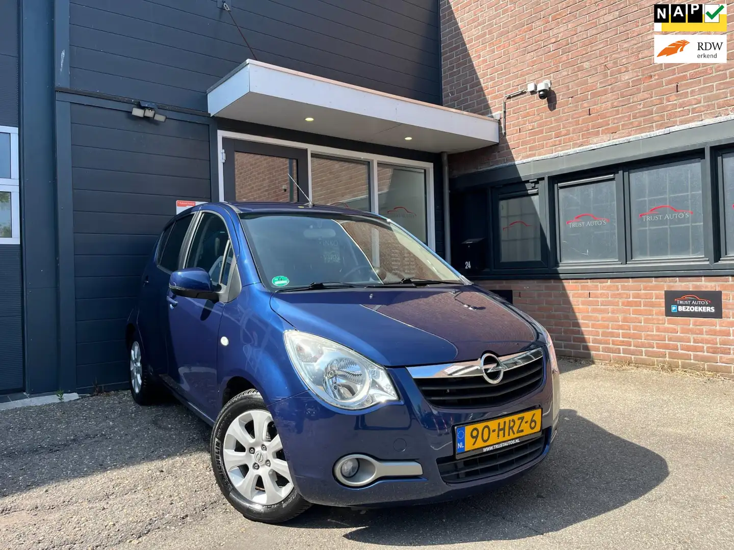 Opel Agila 1.2 Enjoy|Nap|Apk|Airco|Elek.Pakket|2.sleutels Bleu - 1