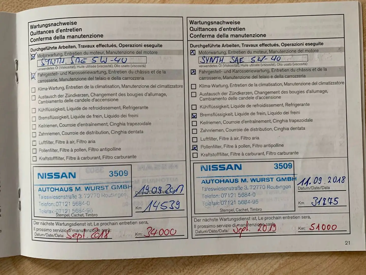 Nissan Pulsar N-Connecta * lückenlos Nissan Scheckheft Alb - 2