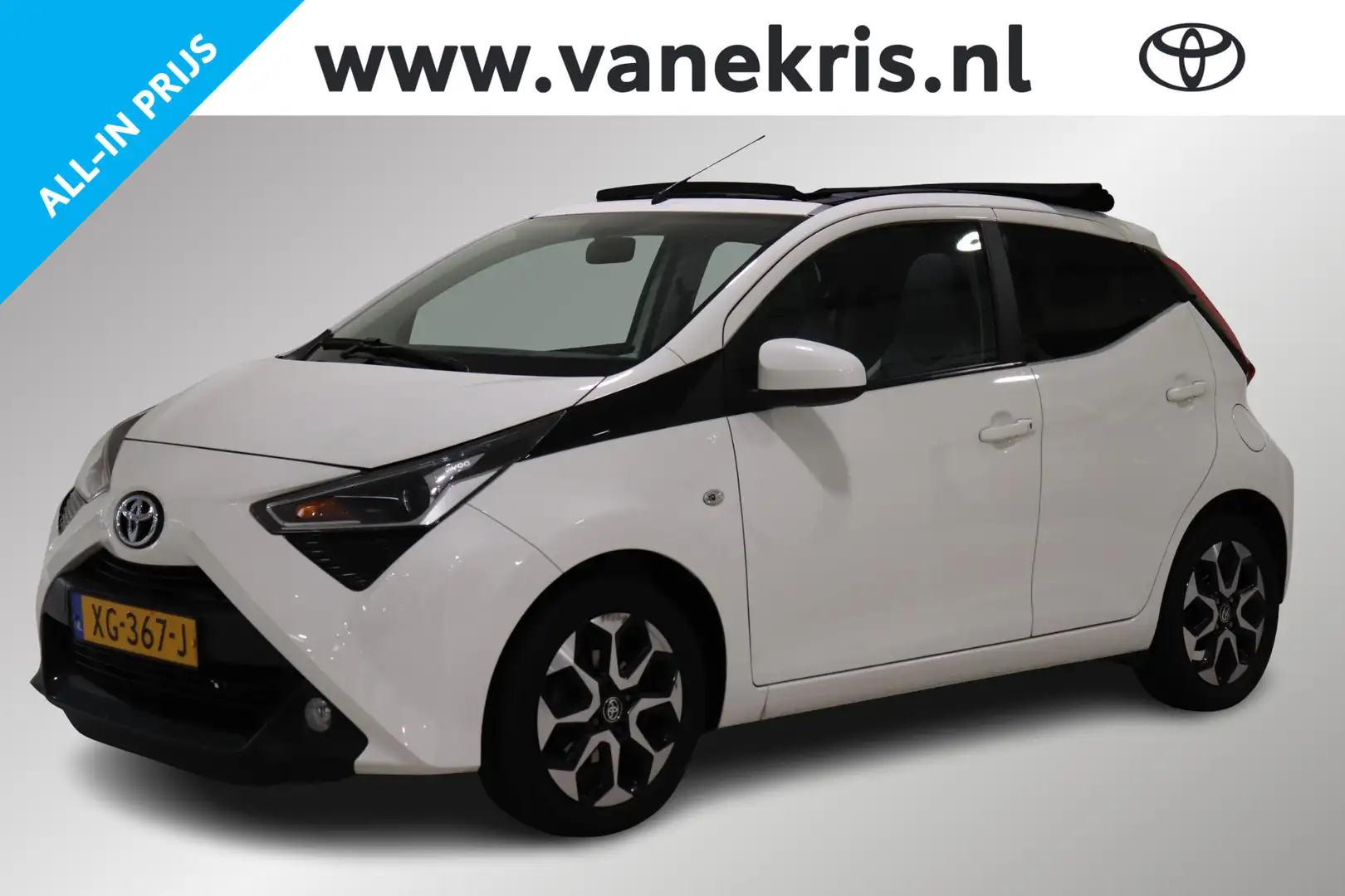 Toyota Aygo 1.0 VVT-i x-joy Cabrio, Apple Carplay Android Auto Blanc - 1