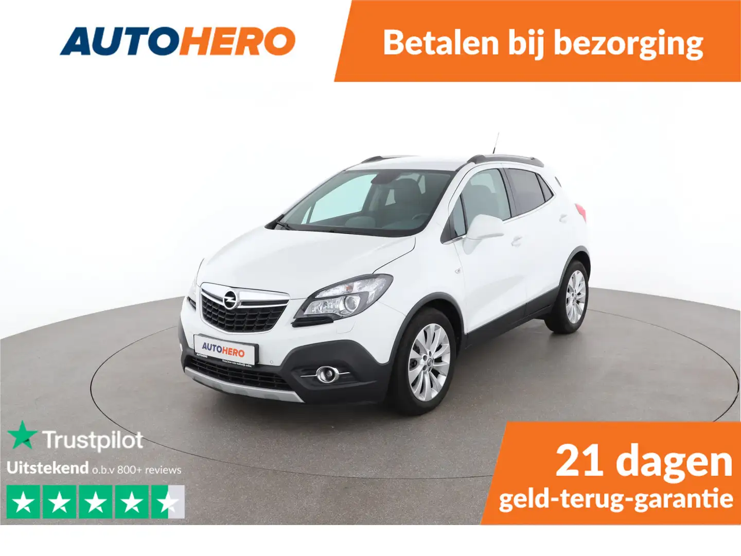 Opel Mokka 1.4 T Innovation 140PK | GR18533 | Navi | Bi-Xenon Wit - 1