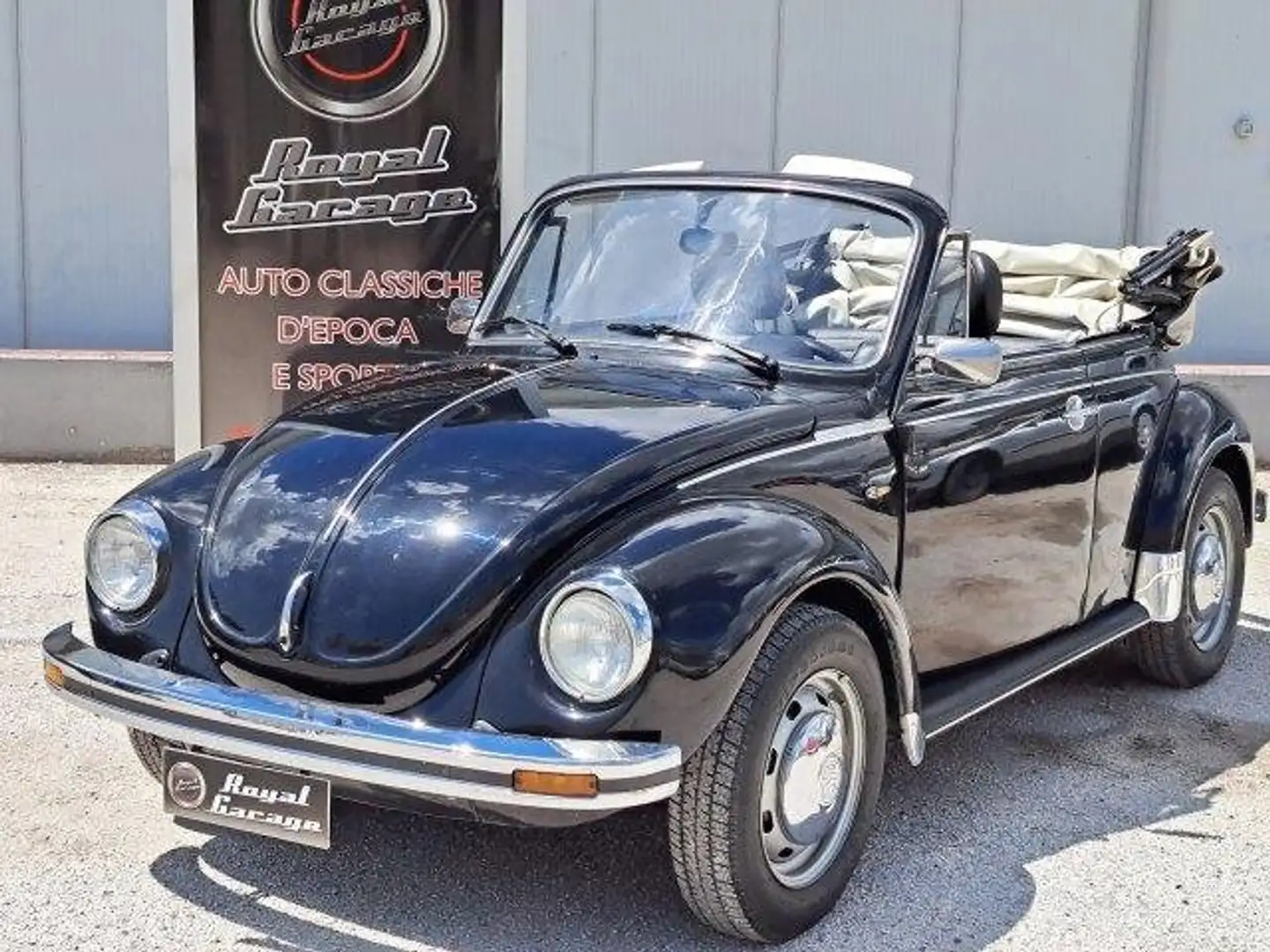 Volkswagen Maggiolino MAGGIOLONE 1303 cabrio karmann 15d11 Siyah - 1