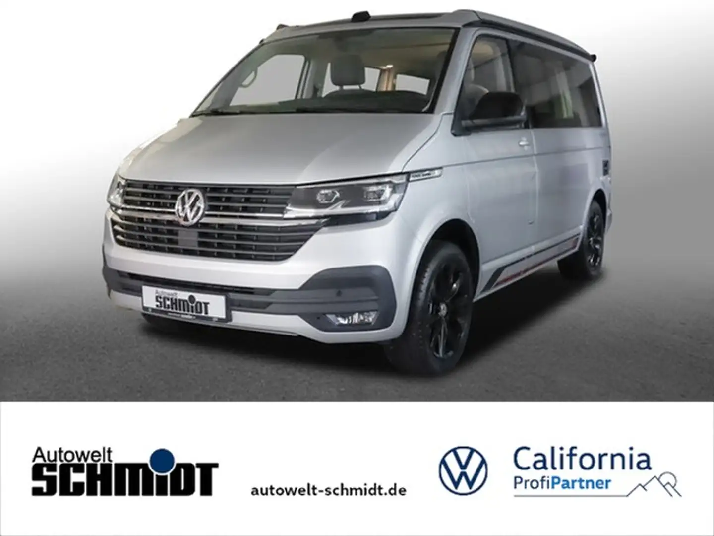 Volkswagen LT California 6.1 Ocean 2,0 l TDI Happy Van NAVI-K... Argintiu - 1