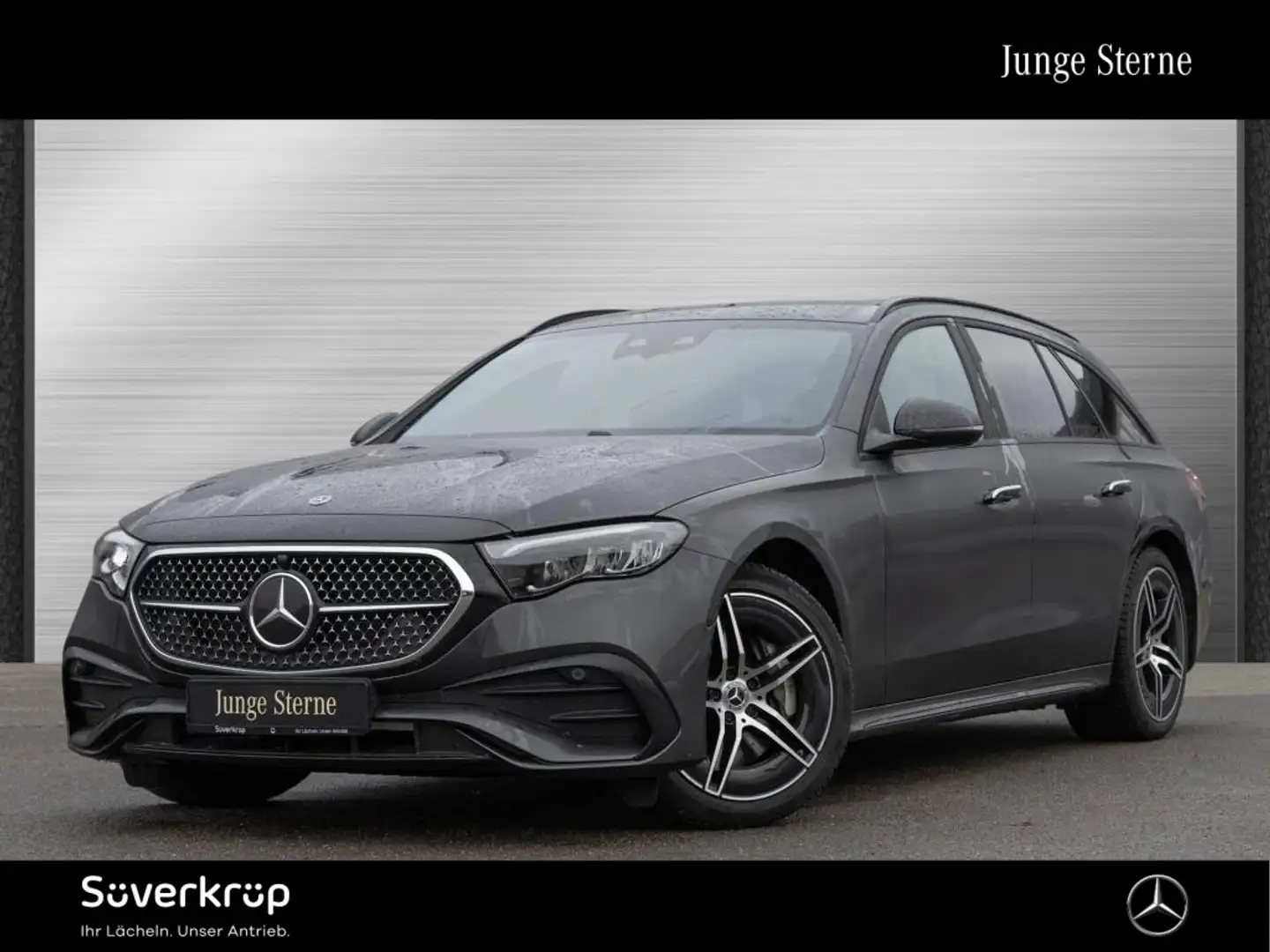 Mercedes-Benz E 220 d T // AMG NIGHT AHK DISTR KAMERA SPUR PDC Gris - 1