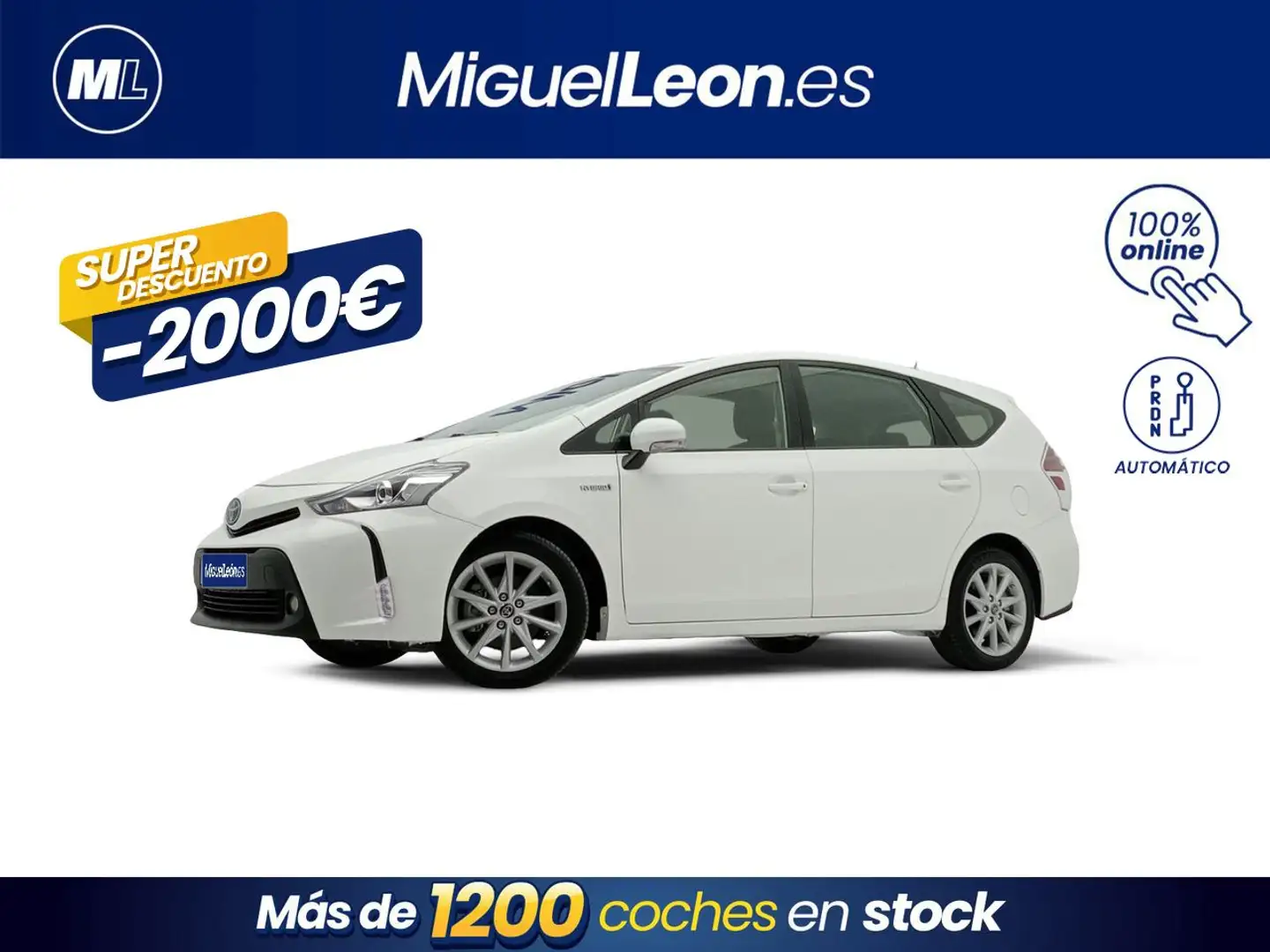 Toyota Prius Advance Blanc - 1