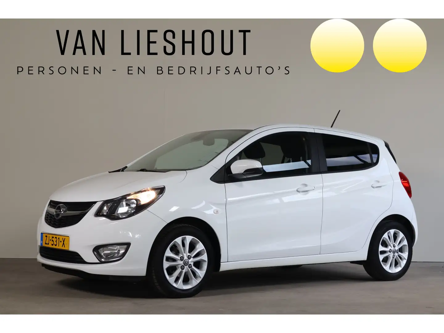 Opel Karl 1.0 ecoFLEX Innovation NL-Auto!! Carplay I Leder I White - 1