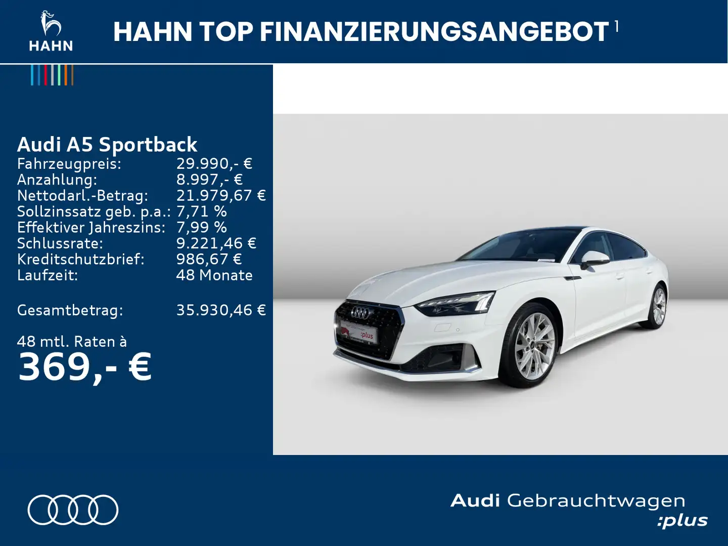 Audi A5 40TDI quattro S tronic Matrix Pano Blanc - 2