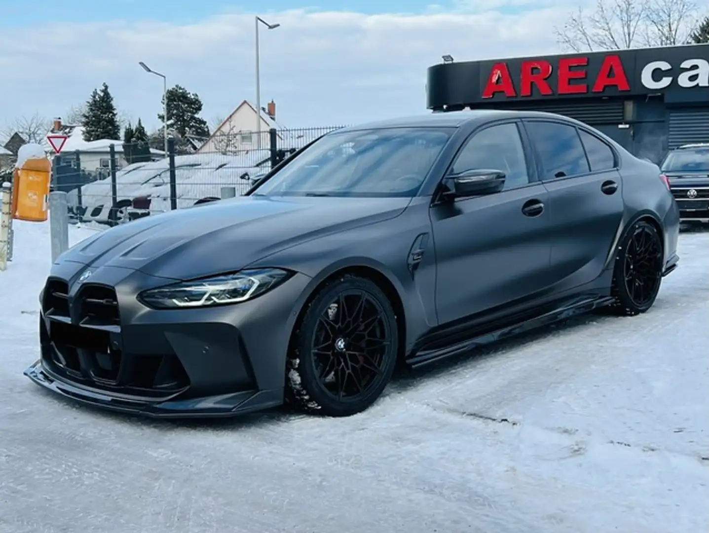 BMW M3 Lim. Competition*HUD*360°LIVE*CARBON*NAVI*H&K Grau - 1