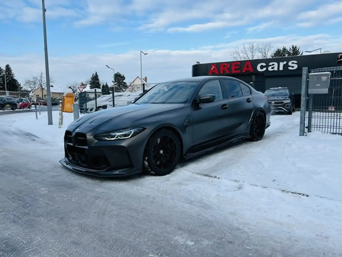 BMW M3 Lim. Competition*HUD*360°LIVE*CARBON*NAVI*H&K Grau - 2