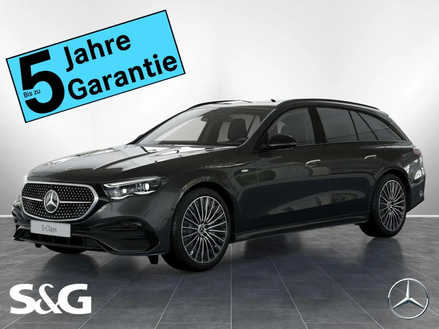 Mercedes-Benz E 300 de T AMG 360°+DIG-LED+Pano+AHK+Distronic Grau - 1