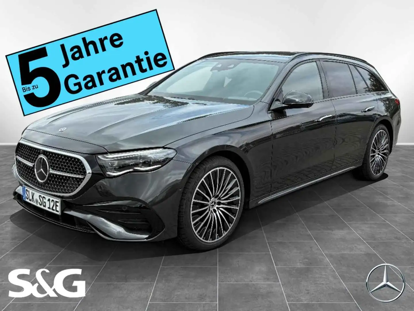 Mercedes-Benz E 300 de T AMG 360°+DIG-LED+Pano+AHK+Distronic Grau - 1