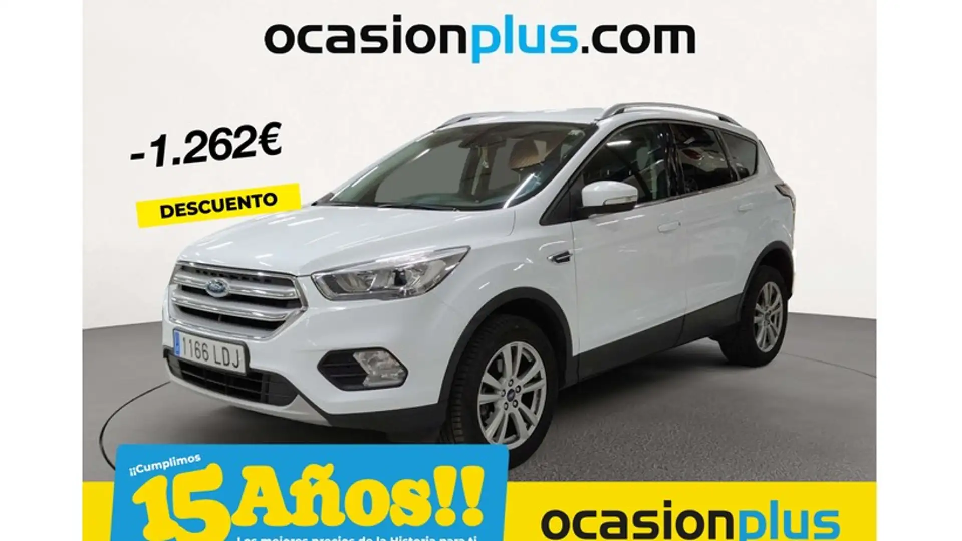 Ford Kuga 1.5 EcoB. Auto S&S Trend+ 4x2 120 Blanc - 1