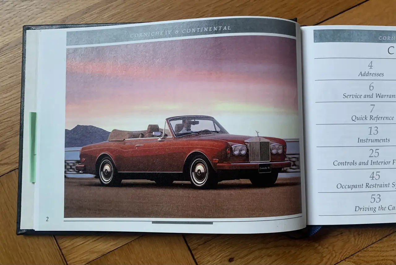 Rolls-Royce Corniche Convertible Corniche IV Prototype, foto 10