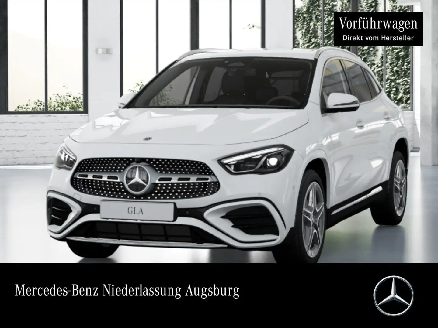 Mercedes-Benz GLA 200 AMG+360°+AHK+MULTIBEAM+TOTW+KEYLESS+7G Weiß - 1