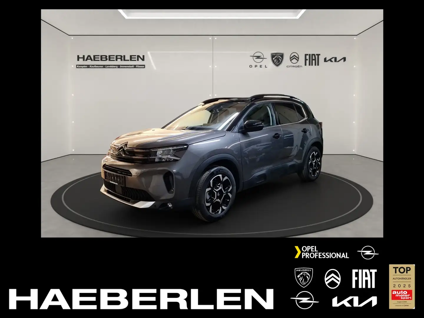 Citroen C5 Aircross 136 MAX *180°Kamera*NAVI*ALCANTARA Grau - 1