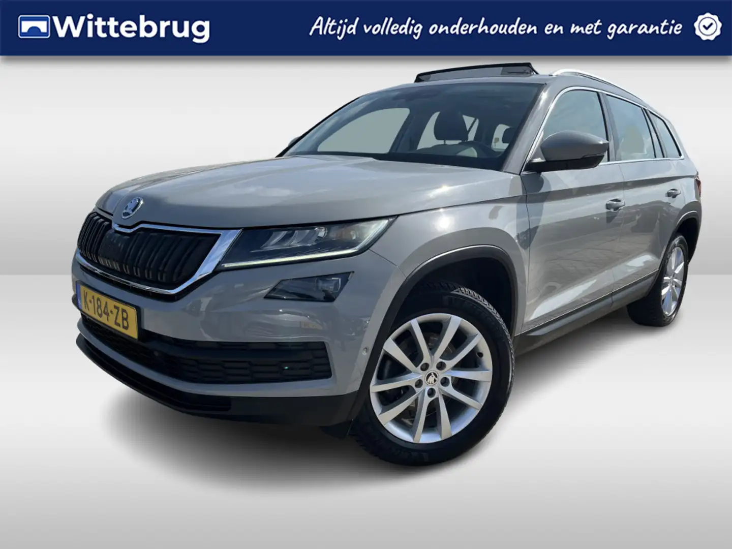 Skoda Kodiaq 1.5 TSI Business Edition Plus DSG Automaat Panoram Grijs - 1