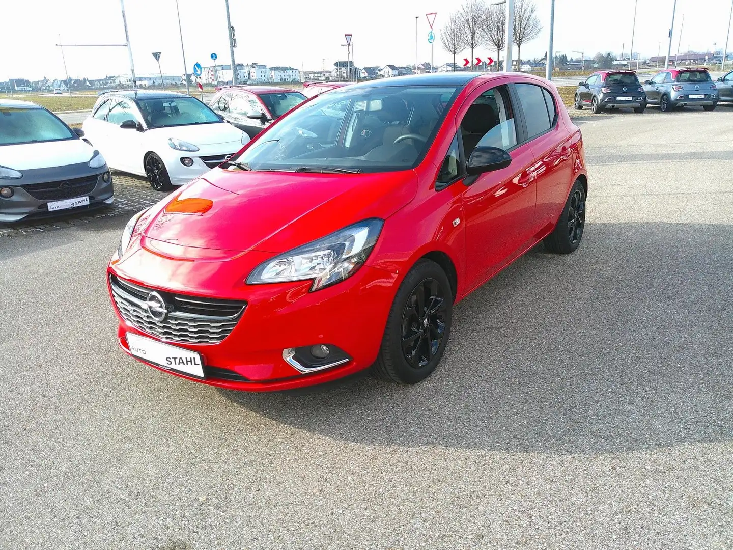Opel Corsa E Color Edition ++ mit 9.856Kilometer++ Kırmızı - 2