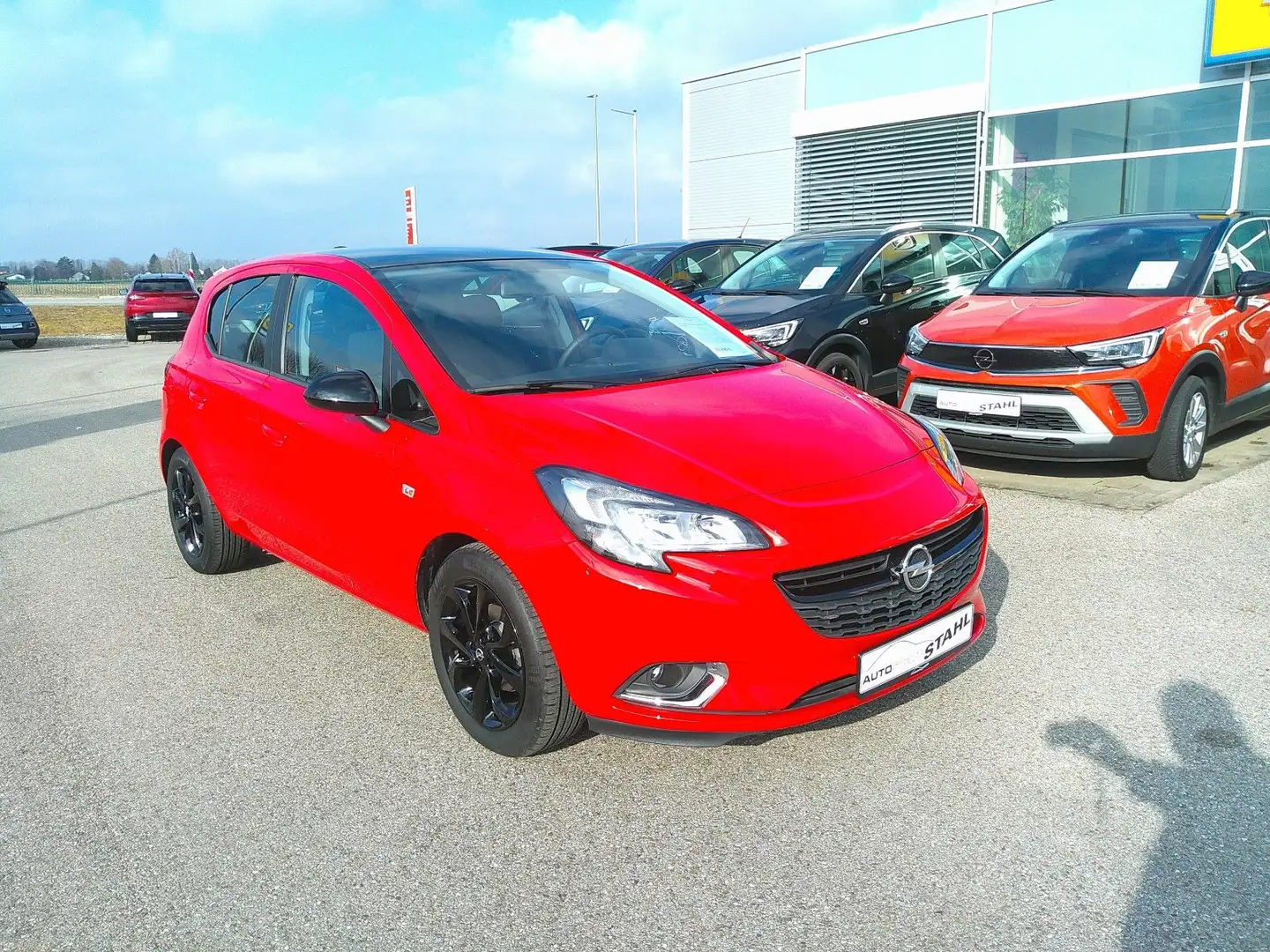 Opel Corsa E Color Edition ++ mit 9.856Kilometer++ Kırmızı - 1