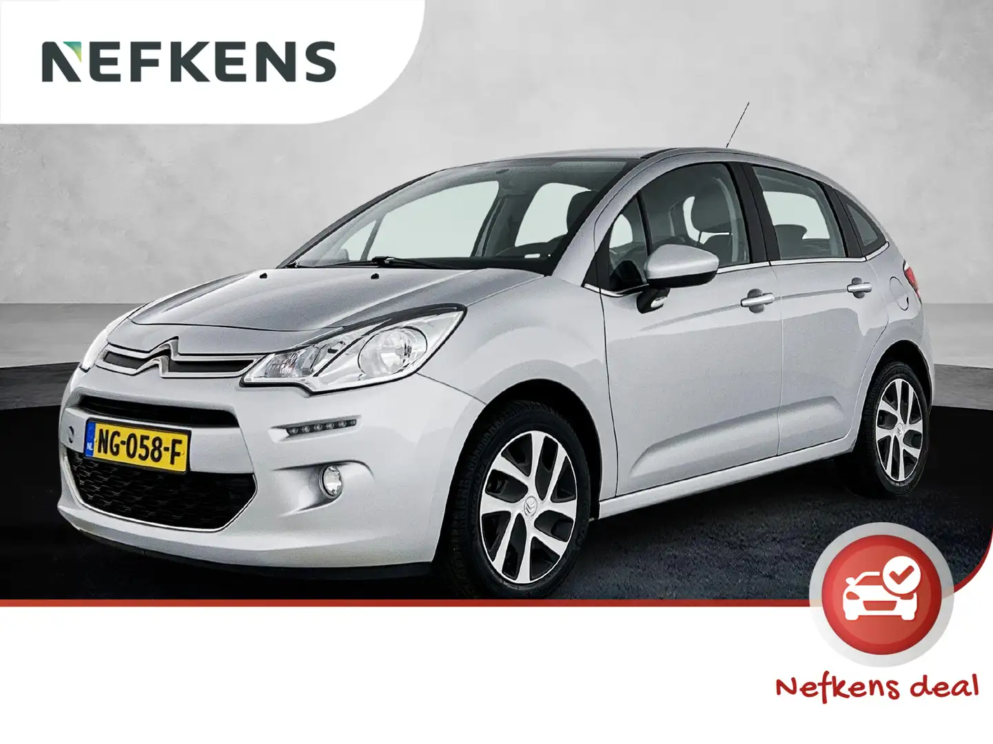 Citroen C3 1.2 PureTech Selection 82Pk automaat | Navigatie | Grijs - 1