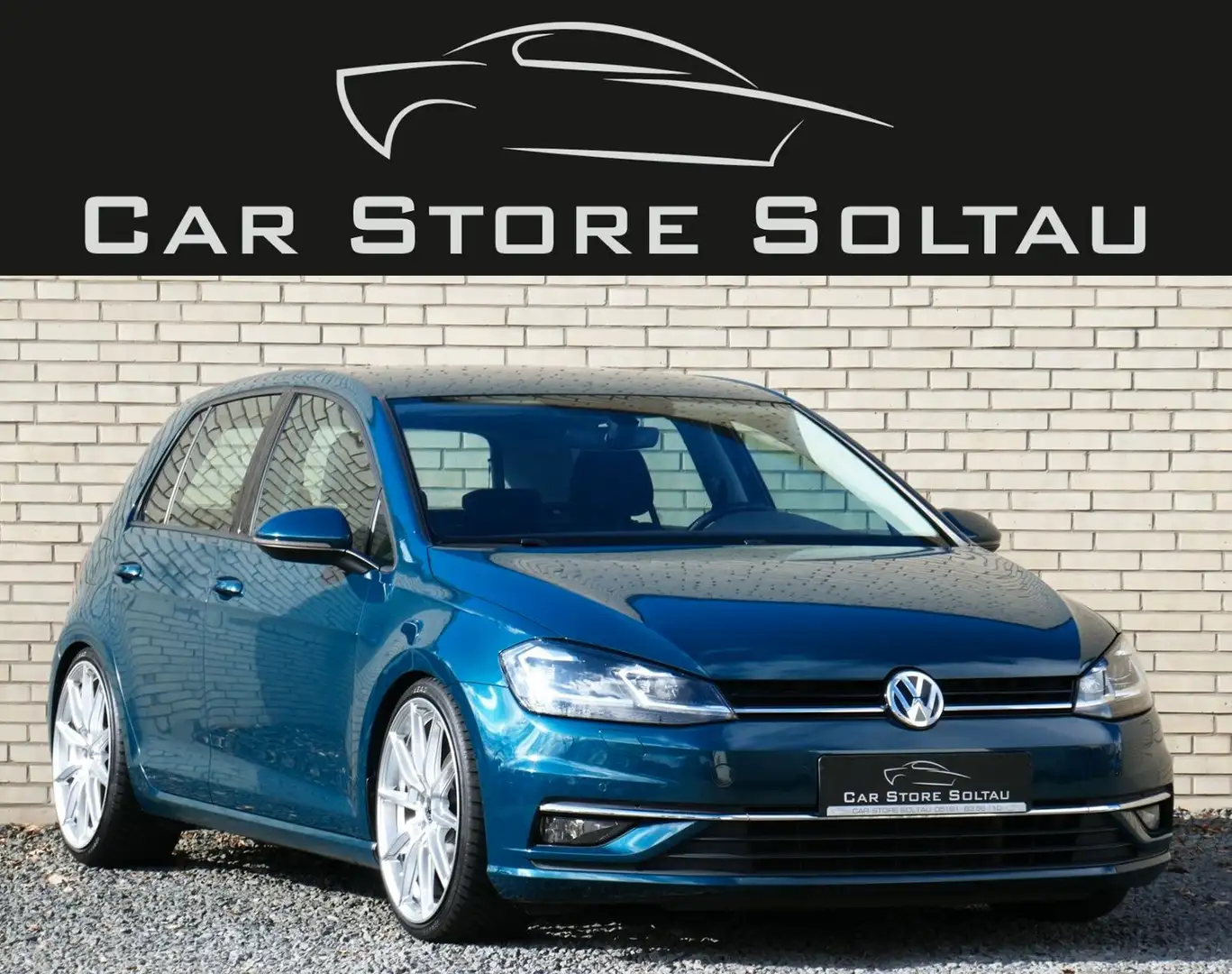 Volkswagen Golf VII 1.4 TSI Highline Standheiz. LED ACC 19" Grün - 1
