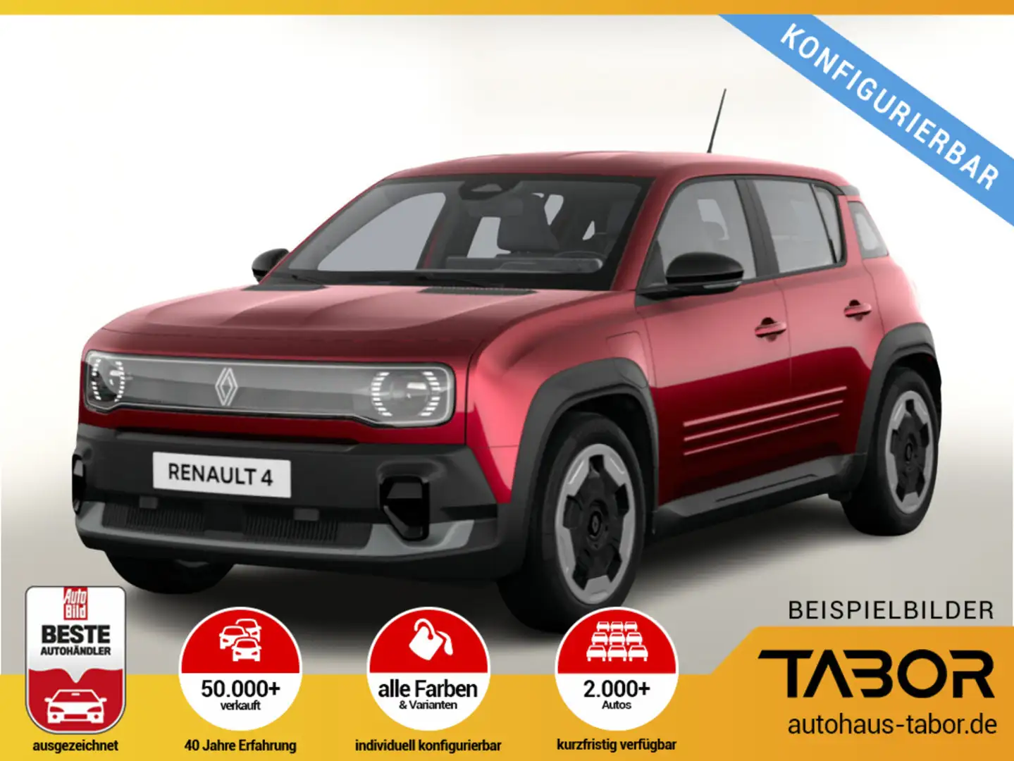 Renault R 4 Evolution 120 Urban Range Roşu - 1