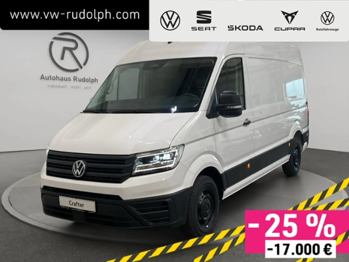 Volkswagen Crafter 35 Kasten HD 2.0 TDI  inkl. Regaleinbau W Weiß - 1