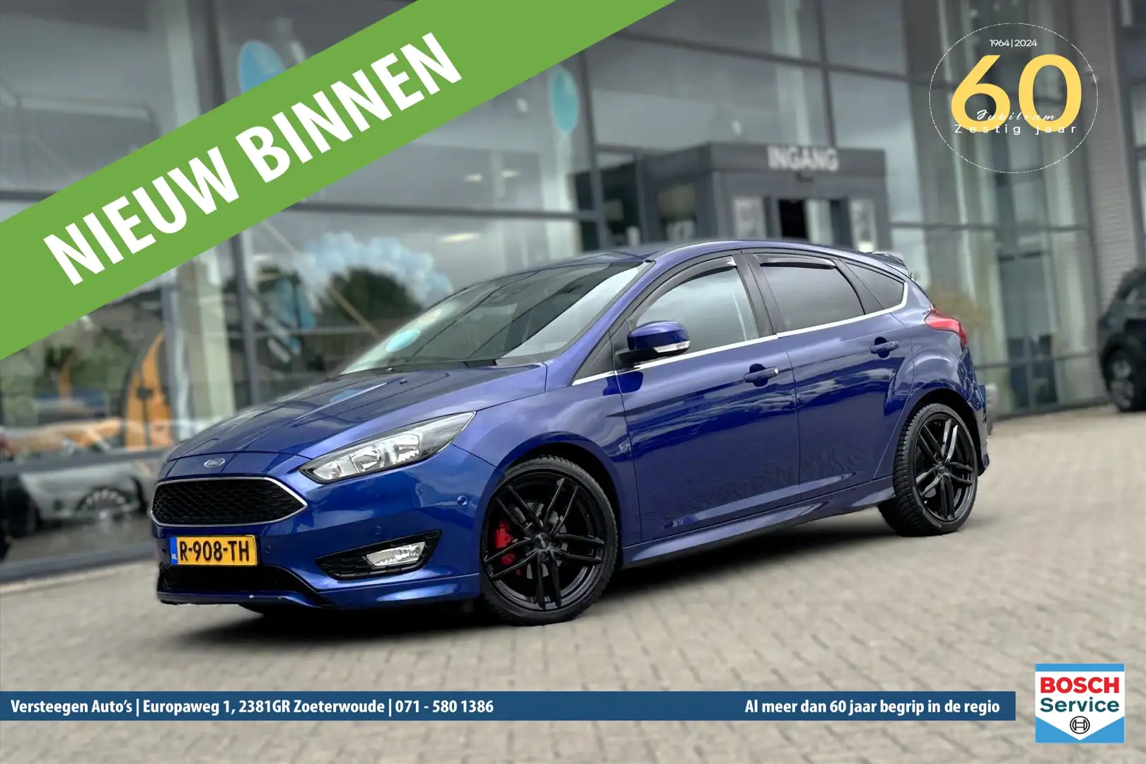 Ford Focus 1.0 EcoBoost 125pk 5-deurs ST-Edition Blauw - 1