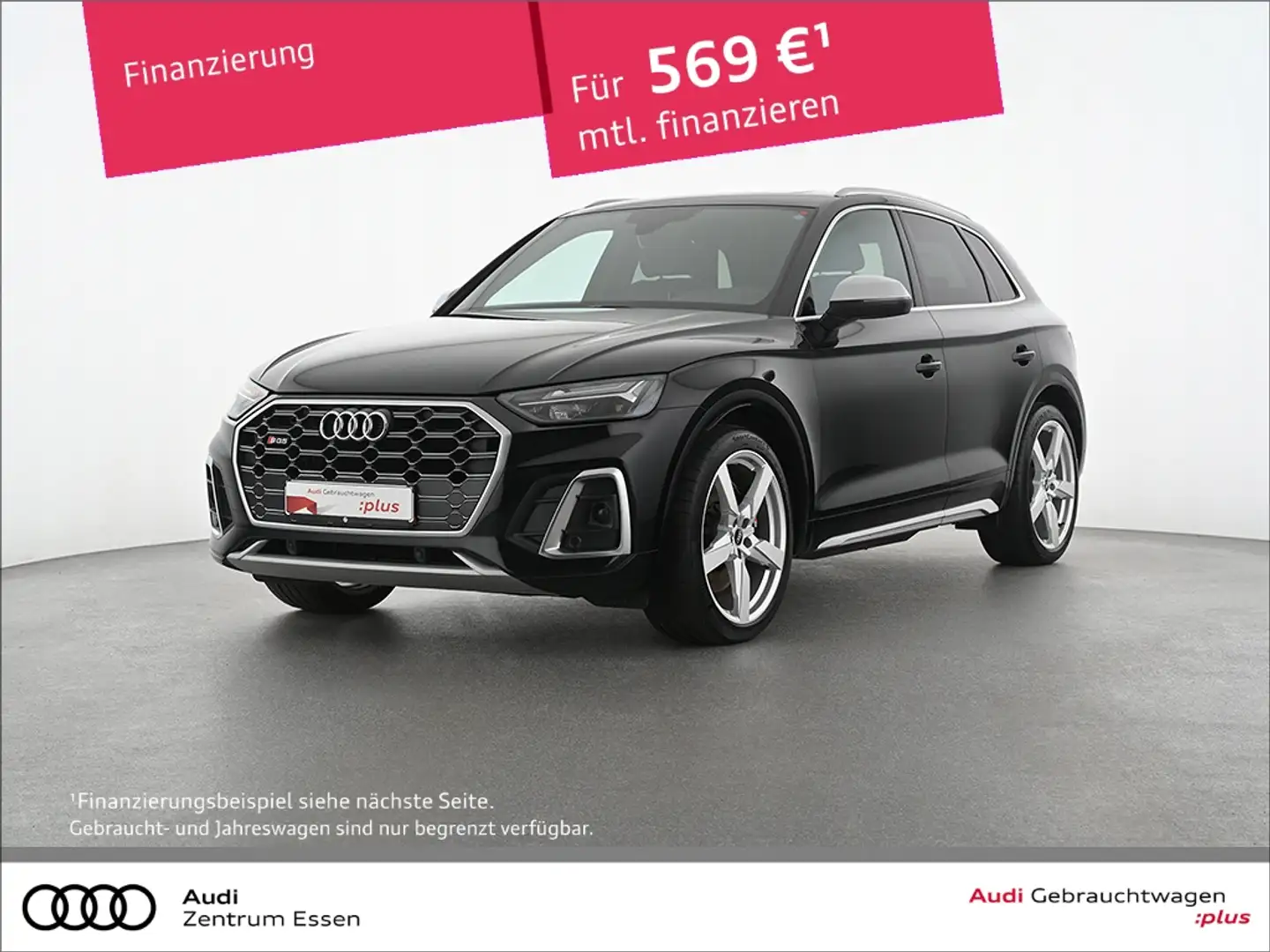 Audi SQ5 TDI TIPTRONIC LED PANO STHZ NAV PLUS SHZ RÜFA Schwarz - 1