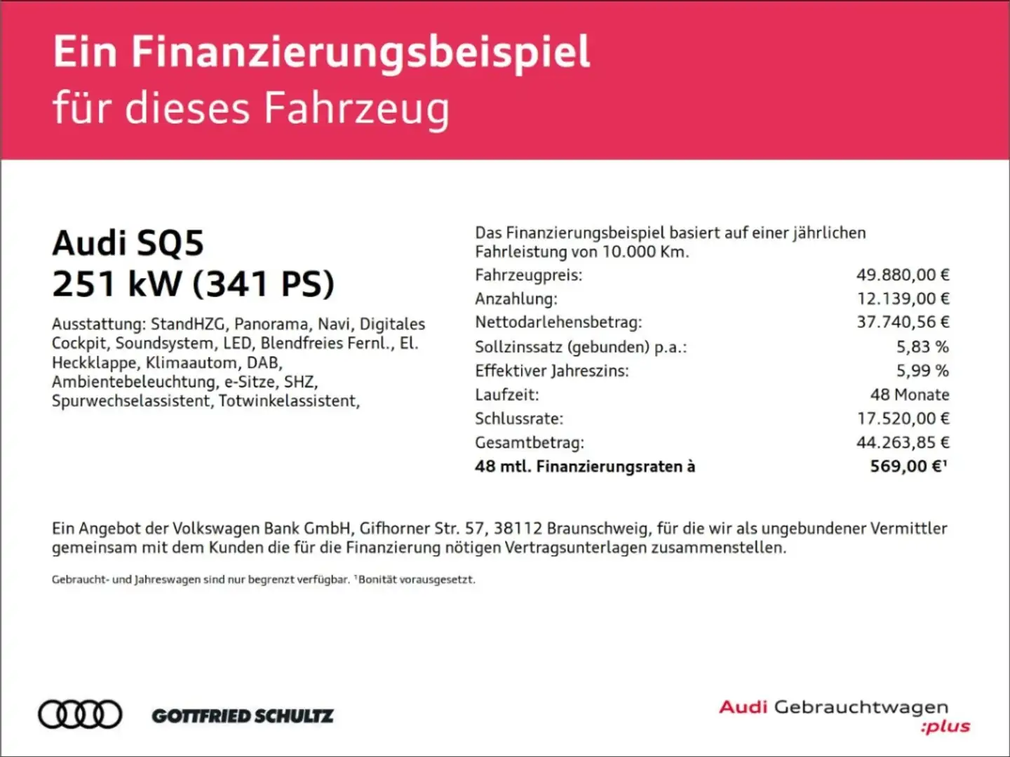 Audi SQ5 TDI TIPTRONIC LED PANO STHZ NAV PLUS SHZ RÜFA Schwarz - 2