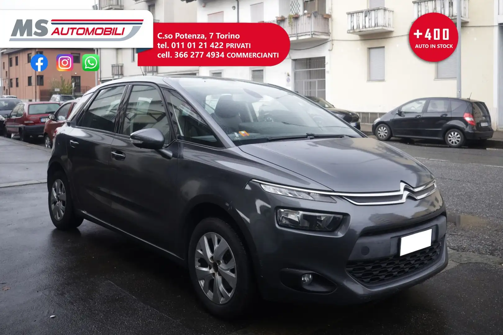Citroen Grand C4 Picasso Citroën C4 Picasso C4 BlueHDi 120 S&S Business Combi Unicoproprietario Gris - 1