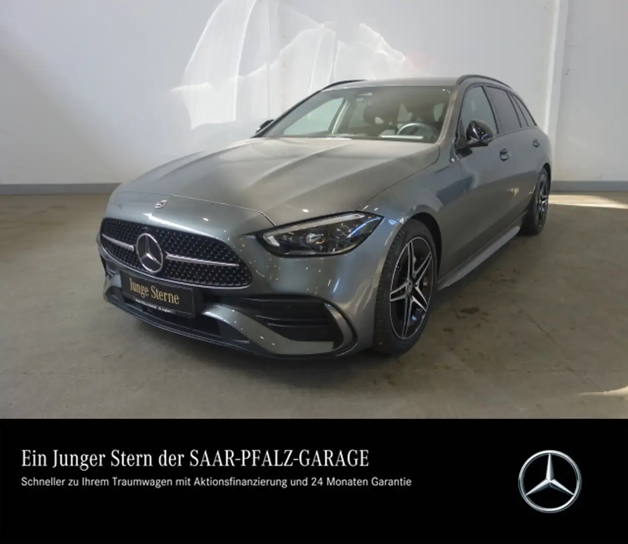 Mercedes-Benz C 200 C 200T AMG*NIGHT*DISTR*LED*NAVI*PTS*R-KAM*MEMORY Šedá - 1