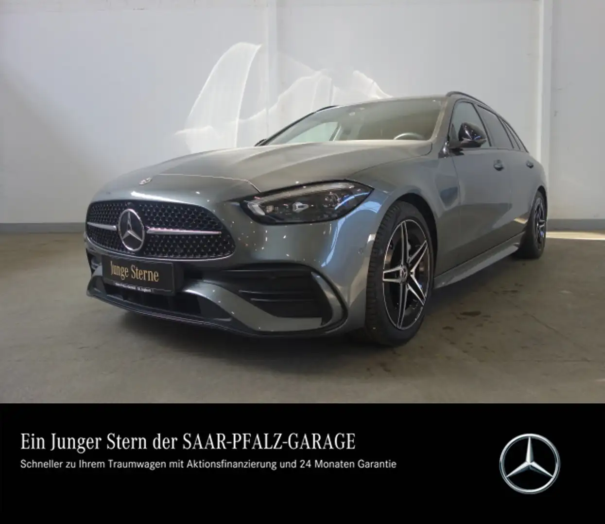 Mercedes-Benz C 200 C 200T AMG*NIGHT*DISTR*LED*NAVI*PTS*R-KAM*MEMORY Šedá - 2