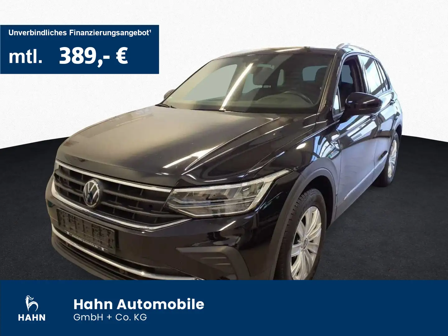 Volkswagen Tiguan 2.0TDI DSG Active AHK ACC Navi App-Connec Schwarz - 1