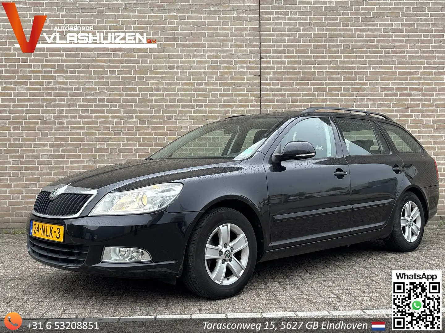 Skoda Octavia Combi 1.6 TDI Greenline | Airco | Cruise | Trekhaa Zwart - 1