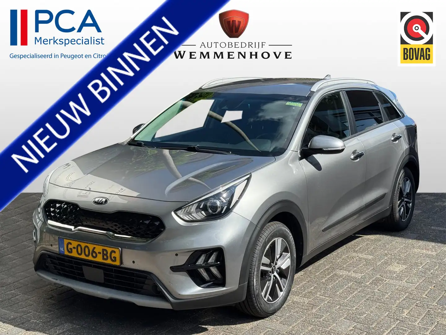 Kia Niro 1.6 GDi Hybrid DynamicLine Airco/Navi/Camera/Licht Grey - 1