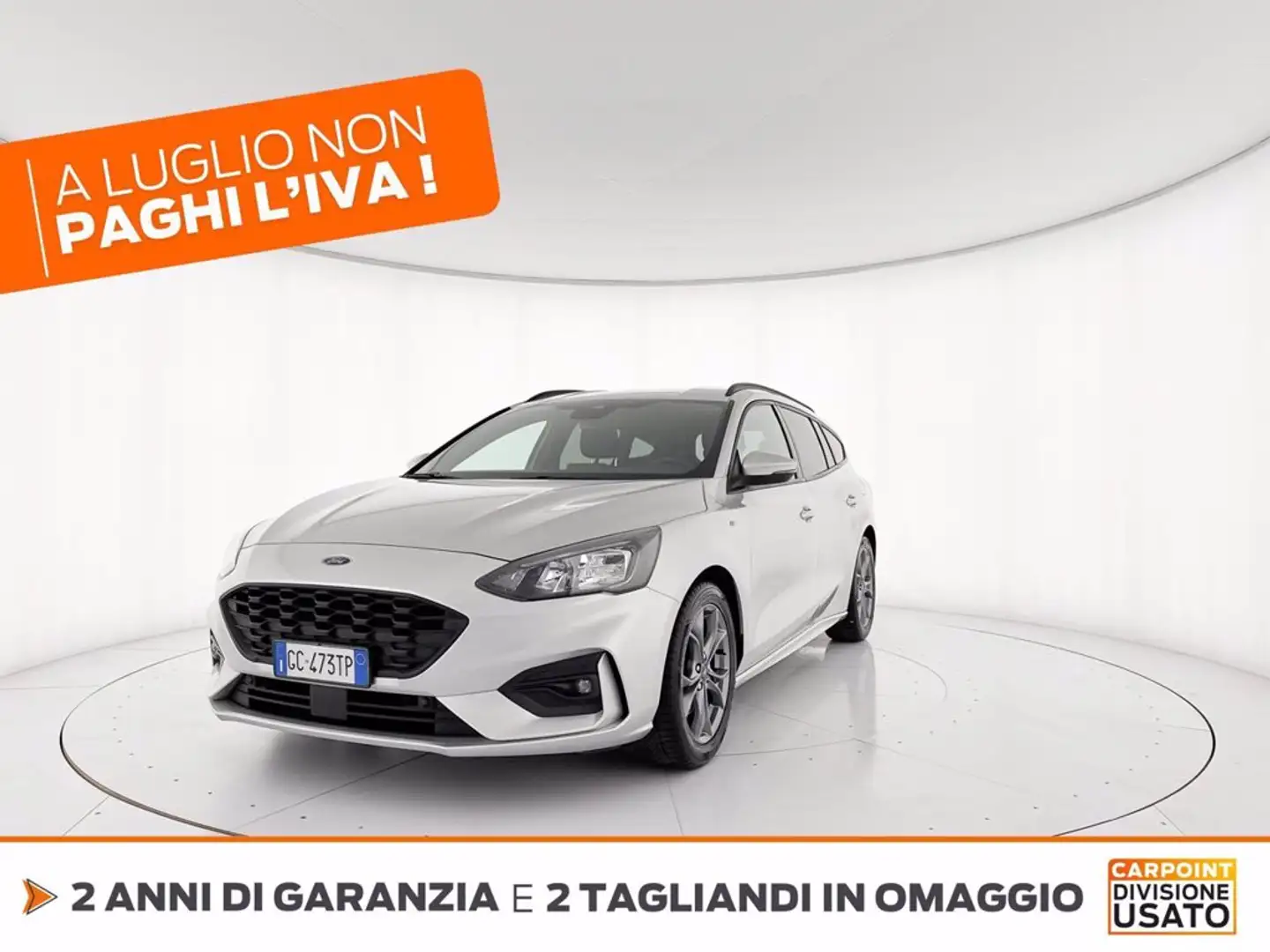 Ford Focus sw 1.5 ecoblue st-line s&s 120cv my20.75 Grigio - 1