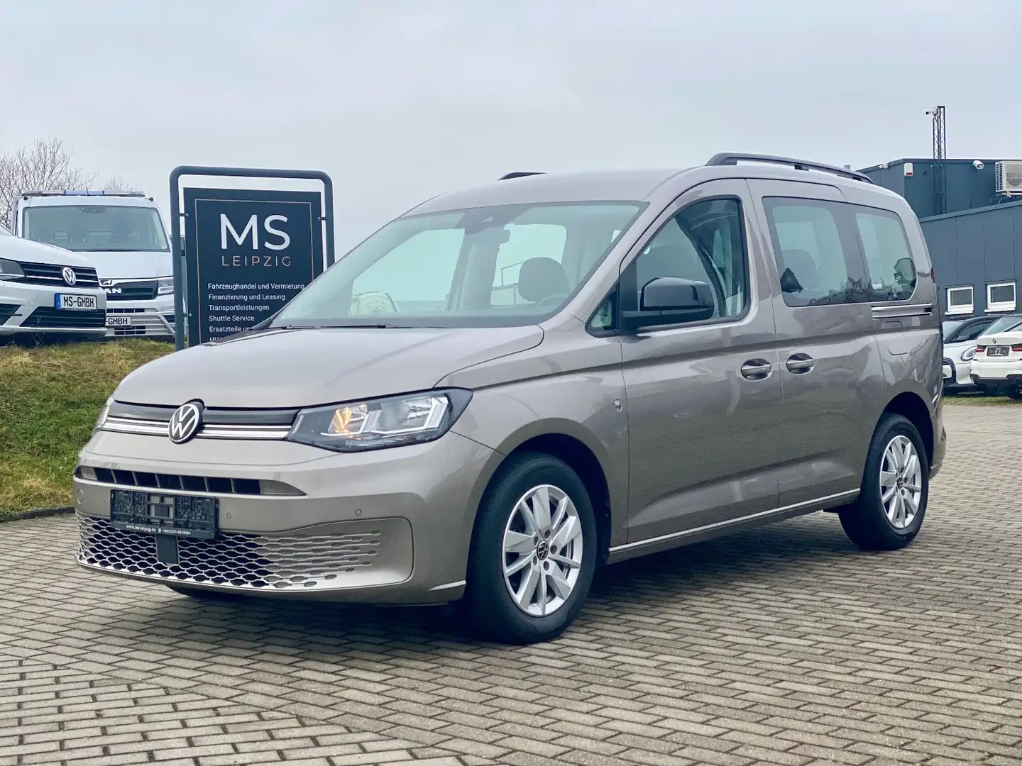 Volkswagen Caddy Life 2.0 TDI 5xSitze Klima Navi Kamera Alu Beige - 1