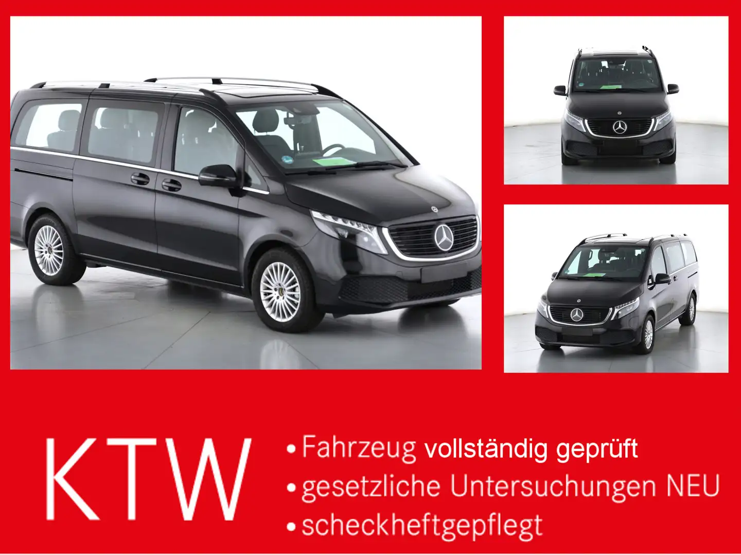 Mercedes-Benz EQV 300 Avantgarde Line,lang,7Sitze,2xKlima,LED Schwarz - 1