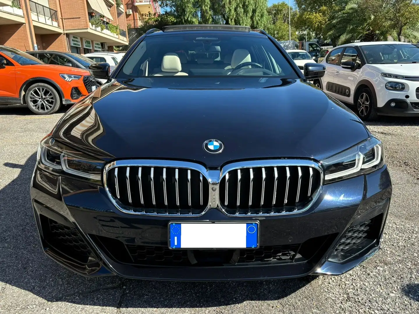 BMW 520 520 xd Touring mhev 48V xdrive Msport auto Nero - 2